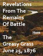 Human bones, bits of leather, shreds of uniforms and spent gun cartridges by the thousands. These were the clues of a mystery dating back to 1876, to a grassy Montana hillside where more than 200 sweaty and dust-covered troopers under Lt. Col. George Armstrong Custer were wiped out - to a man - by about 4,000, or more, Indians with modern repeating rifles and battle experience. 